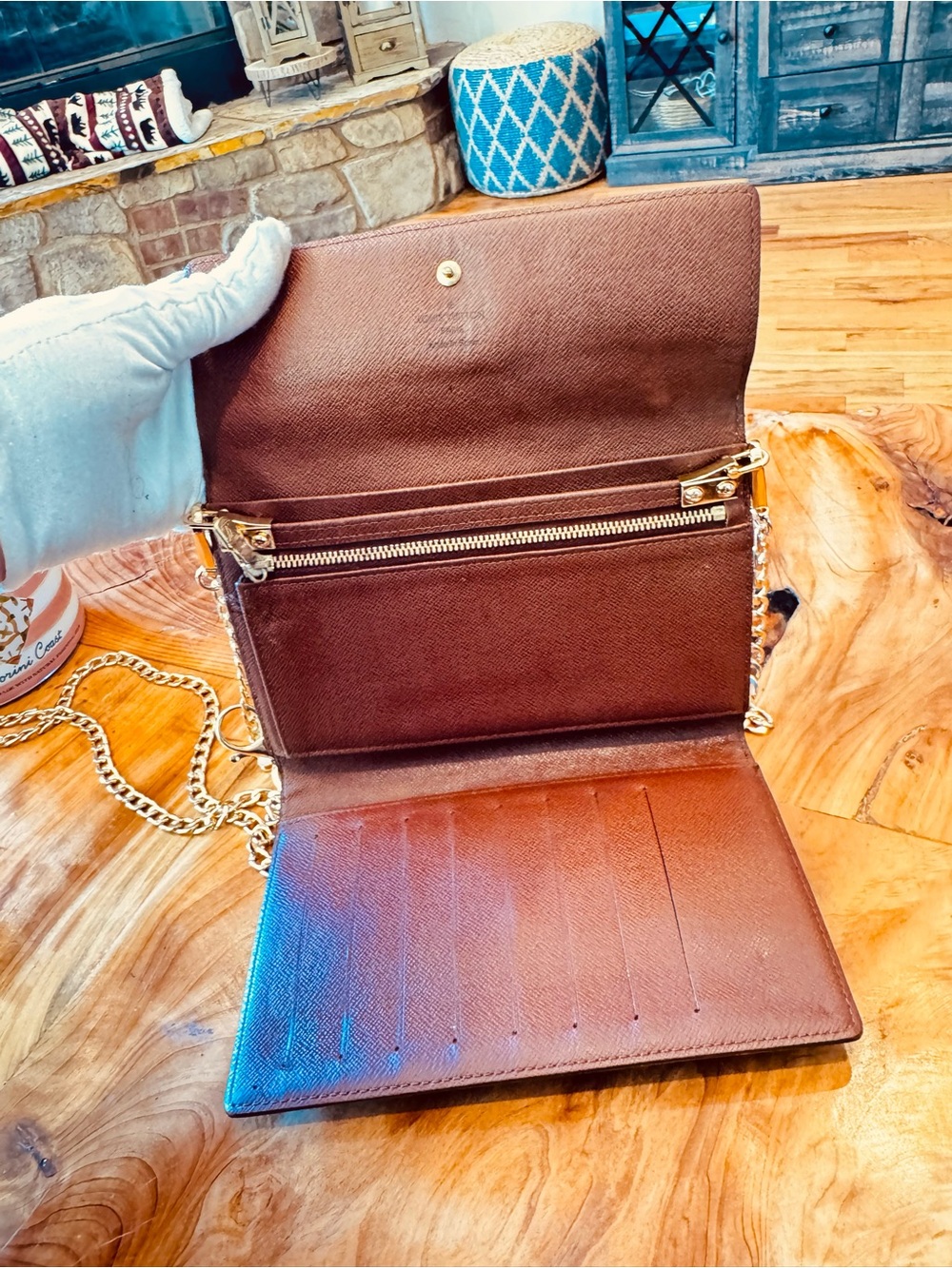 Louis Vuitton Porte Tresor Etui Papier Wallet Monogram Canvas passport holder - Picture 9 of 17